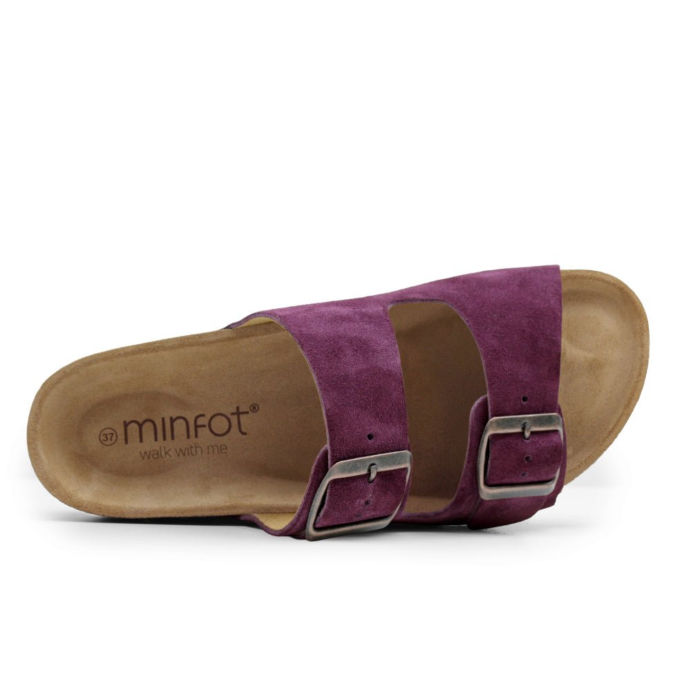 Produktbild 4 - Minfot Sandaler Moa Mocka Bordeaux