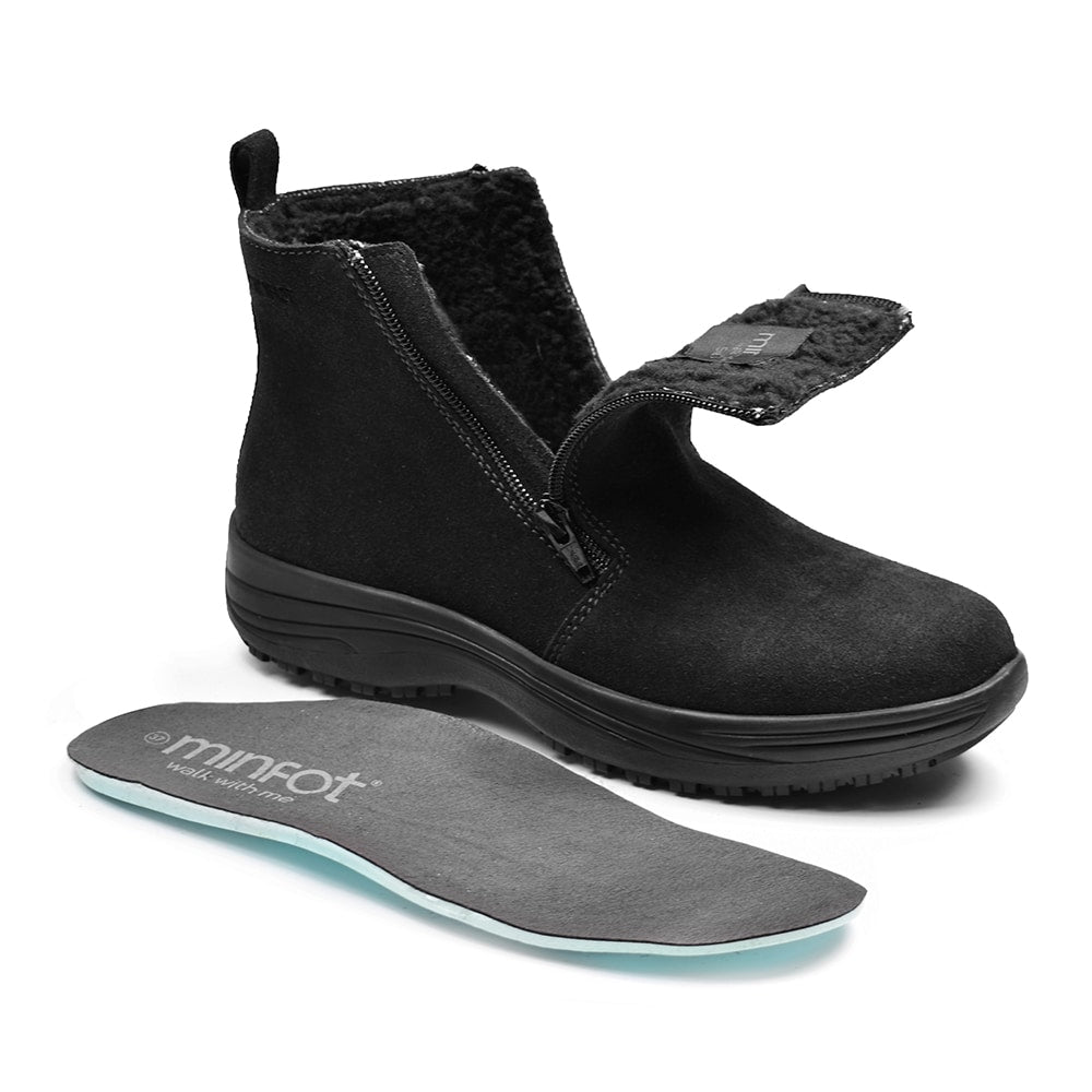 Produktbild 4 - Minfot Boots Orsa Mocka Svart