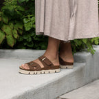 Minfot Upstep Lill Sandaler Dame Ruskind Brun