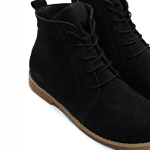 Produktbild 5 - Charlotte of Sweden Mocka Boots Amur Svart