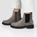 Minfot Ribe Chelsea Boots Zip Ruskind Taupe