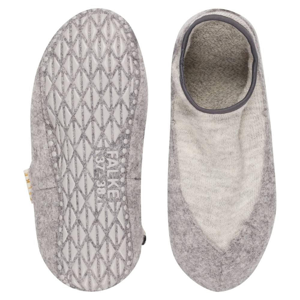 Falke Cosyshoe Low Skridsikre Strømper Dame Grå Melange