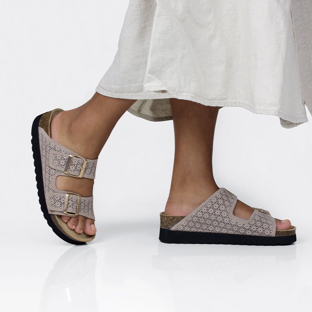 Minfot Daisy Sandaler Dame Taupe 