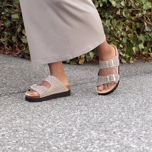 Minfot Daisy Sandaler Dame Taupe 