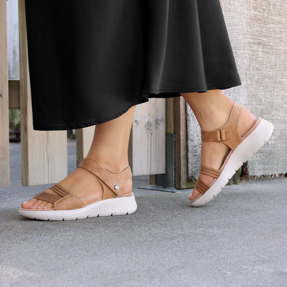 Minfot Cloudlite Eve Sandaler Dame Brun