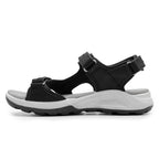 Minfot Nyhamn Sandaler Dame Nubuck Sort