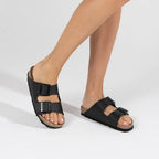 Rohde Damesandaler Birkoflor Sort