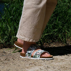 Minfot Softstep Sandaler Dame Bio 2-remme Tropical Glow Hvid