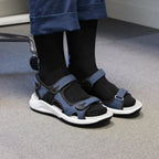 Minfot Nyhamn Sandaler Dame Nubuck Blå