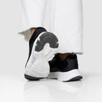 Minfot Joy Sneakers Dame Mesh Ruskind Sort Hvid