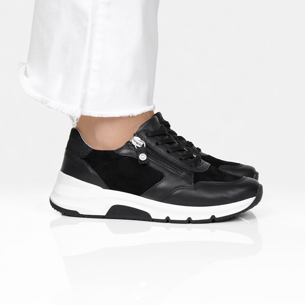 Minfot Sneaker Softrole Lux Stretch Sort