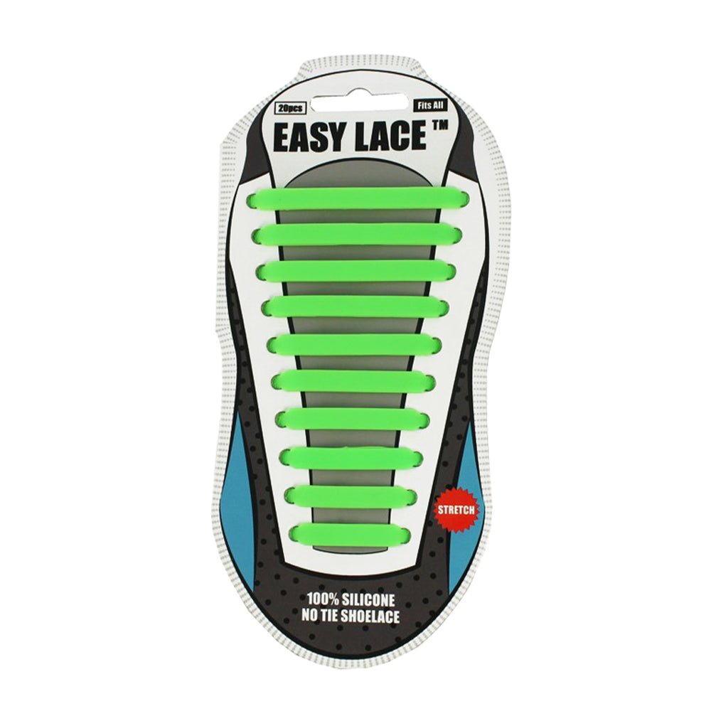 Easy Lace Elastika Snørebånd Grøn