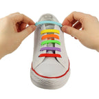 Easy Lace Elastika Snørebånd Rainbow