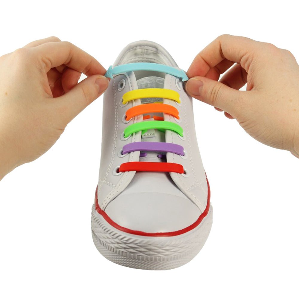 Easy Lace Elastika Snørebånd Rainbow