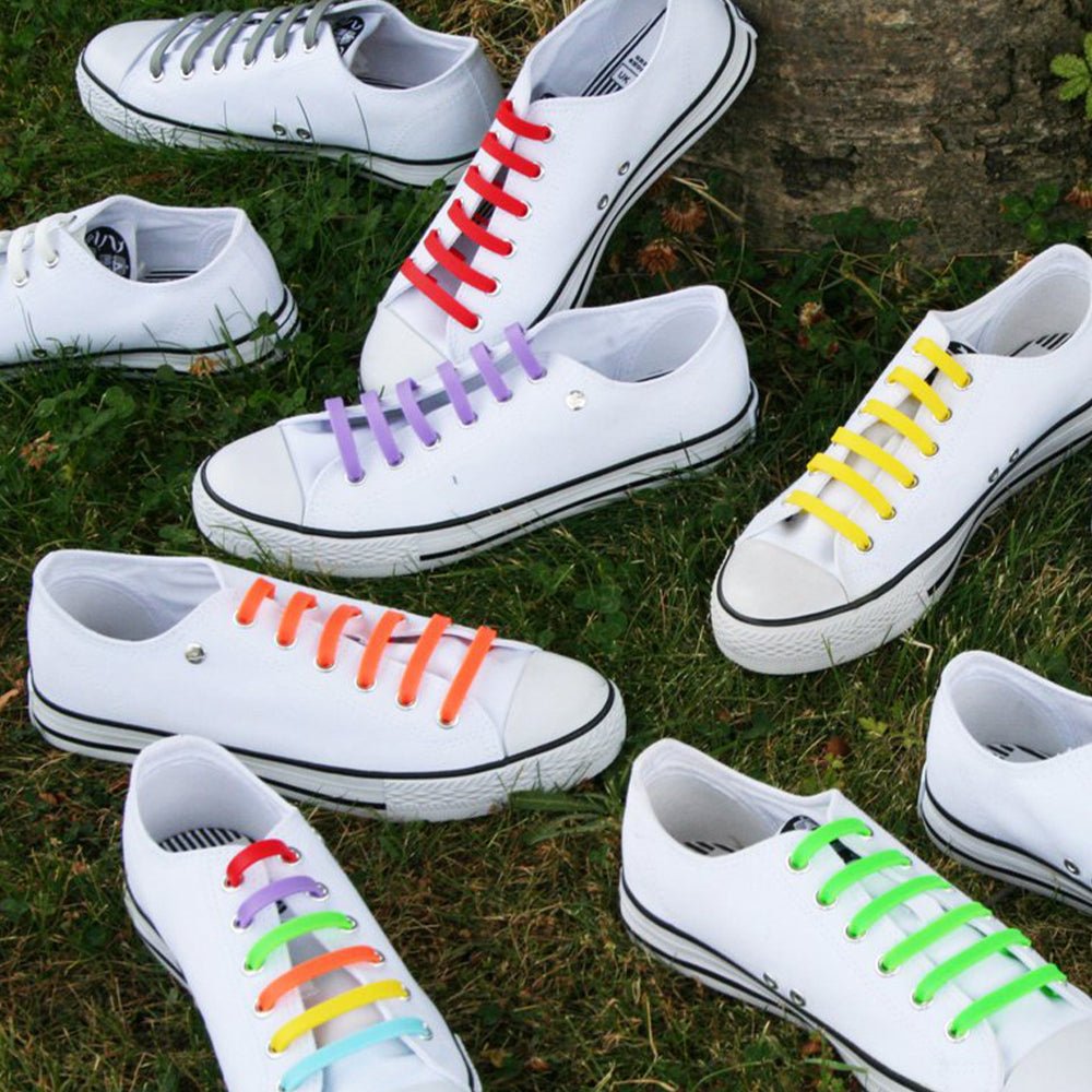 Easy Lace Elastika Snørebånd Rainbow