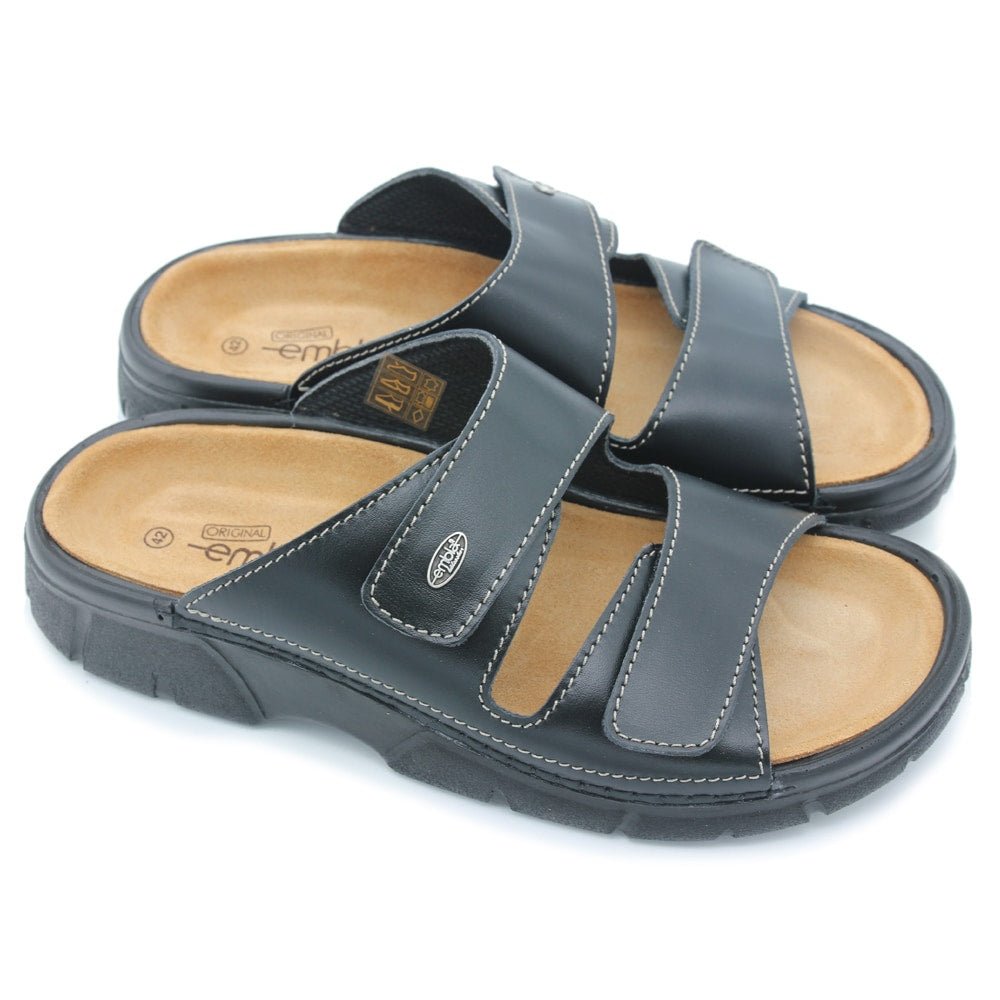 Embla Hälsoskor Herresandal Conrad Sort