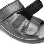 Embla Hälsoskor Sandaler Linnea Ergoflex Elastik Sort