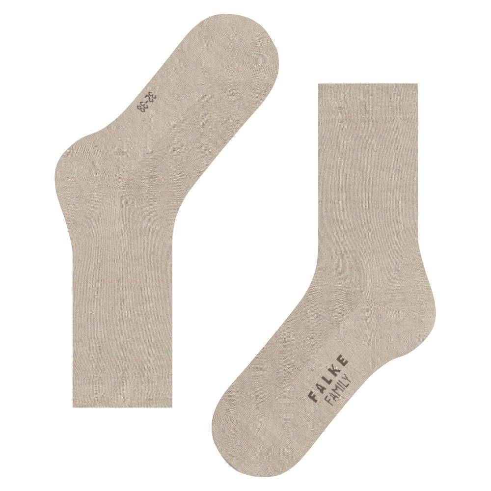 Falke Family Strømper Dame Bomuld Beige Melange 1-pak