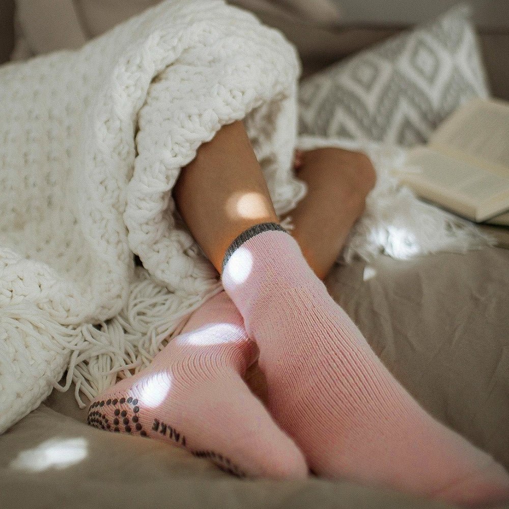 Falke Cuddle Pads Strømper Dame Non-slip Rosa