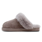 Minfot Hjemmesko Fåreskind Slip-on Duved med sål Stone

