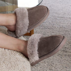 Minfot Hjemmesko Fåreskind Slip-on Duved med sål Stone
