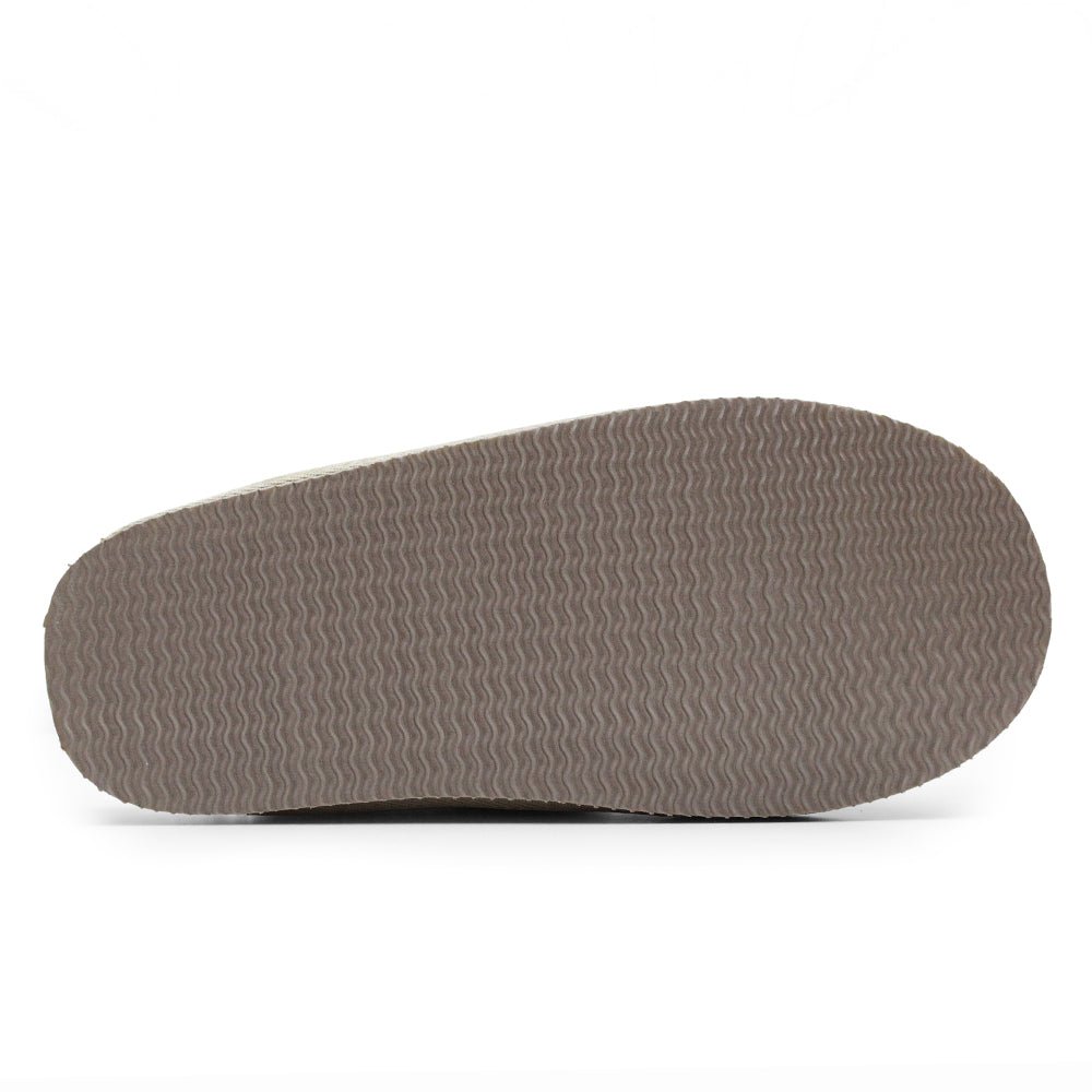 Minfot Hjemesko Fåreskind Slip-on Duved med sål Sand