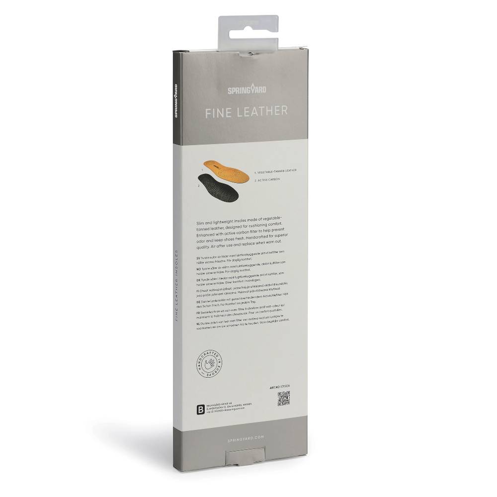 Springyard Fine Leather Insoles Lædersåler