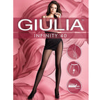 Giulia Infinity Nylonstrømpebukser 40 den Sort 1-pak