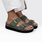 Minfot Daisy Sandaler Dame Ruskind Grøn