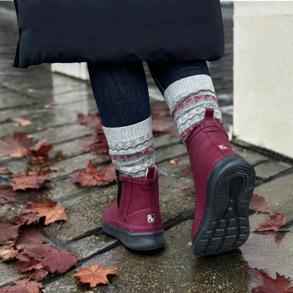 Produktbild 8 - Råå DESIGN Gummistövlar Nina Winter Burgundy