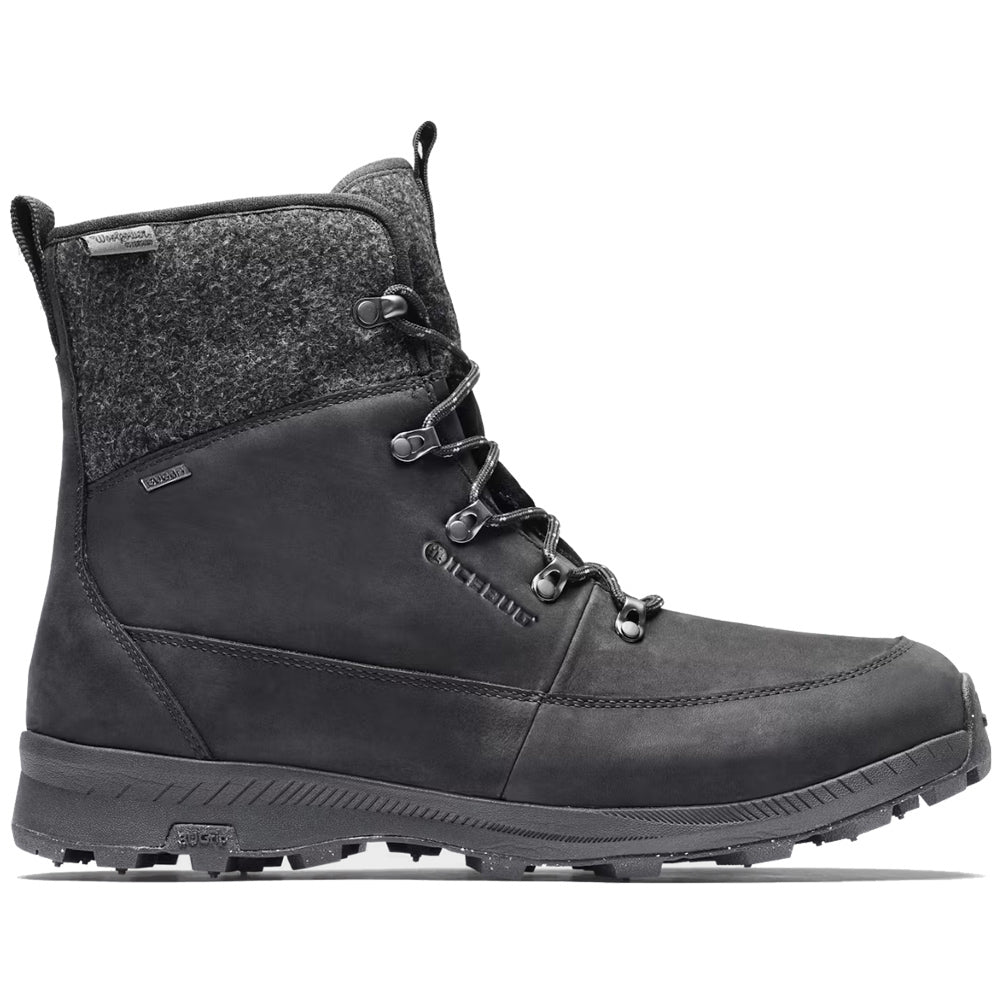 Icebug Adak ReWool BUGrip Unisex Black Grey