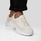 Minfot Joy Sneakers Dame Mesh Ruskind Sand
