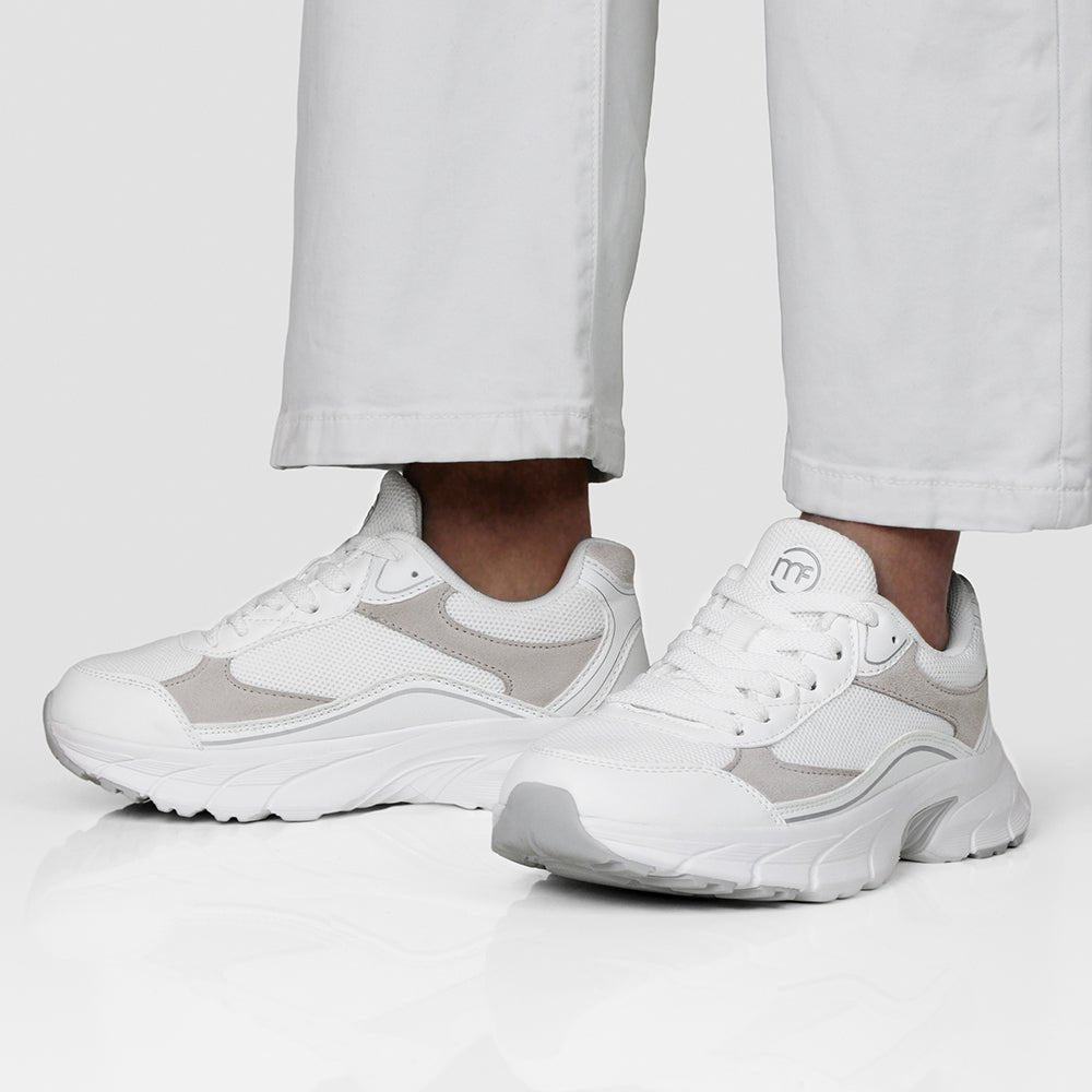 Minfot Sneaker Joy Dame Mesh Ruskind Hvid