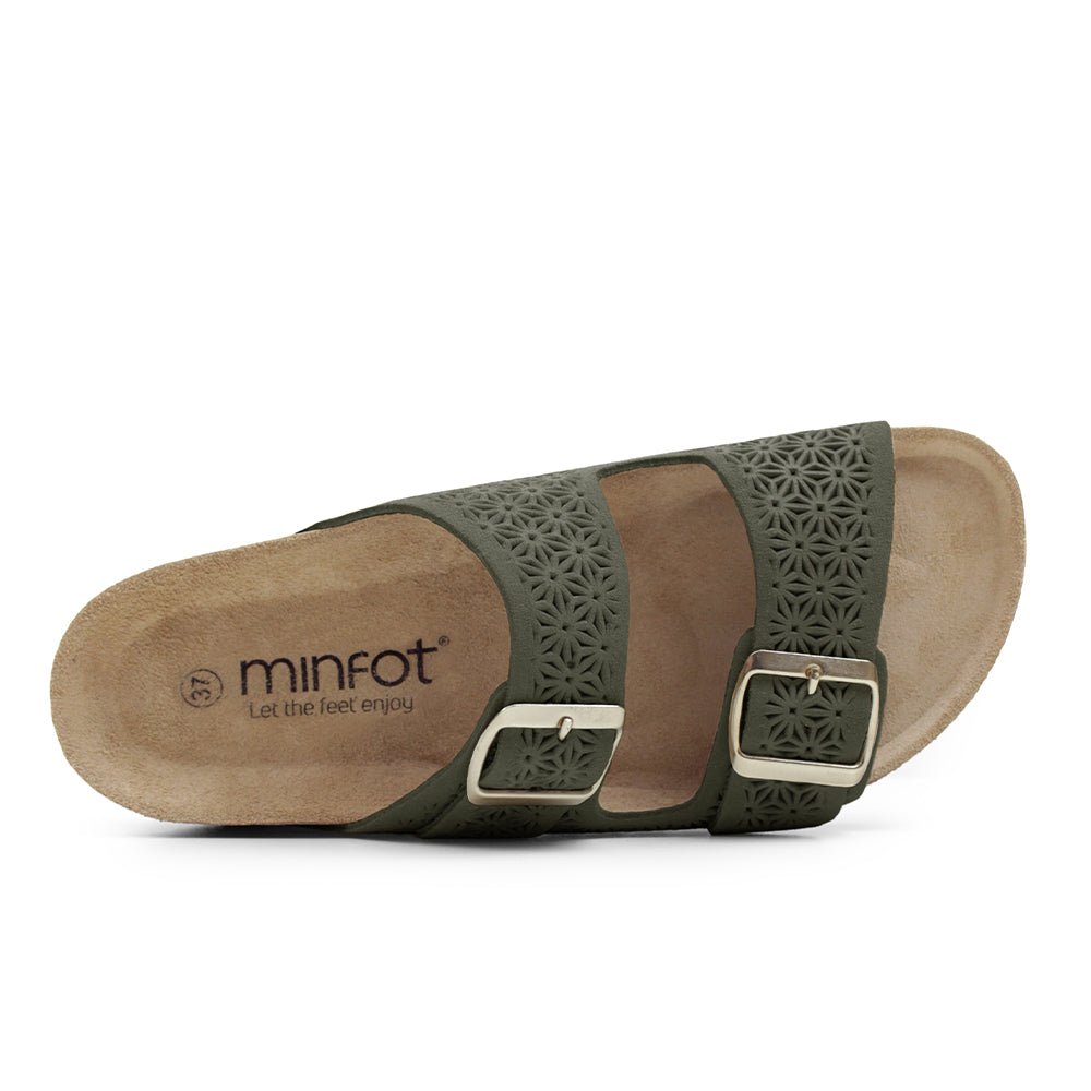 Produktbild 5 - Minfot Daisy Sandaler Dame Grøn