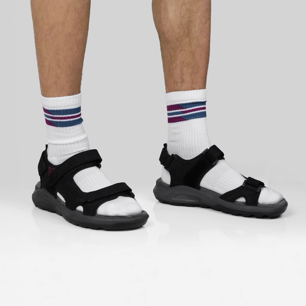 Minfot Sandal Herre Karlshamn Sort