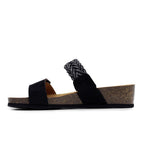 Scholl Sandaler Dame Ostuni 2 Straps Black
