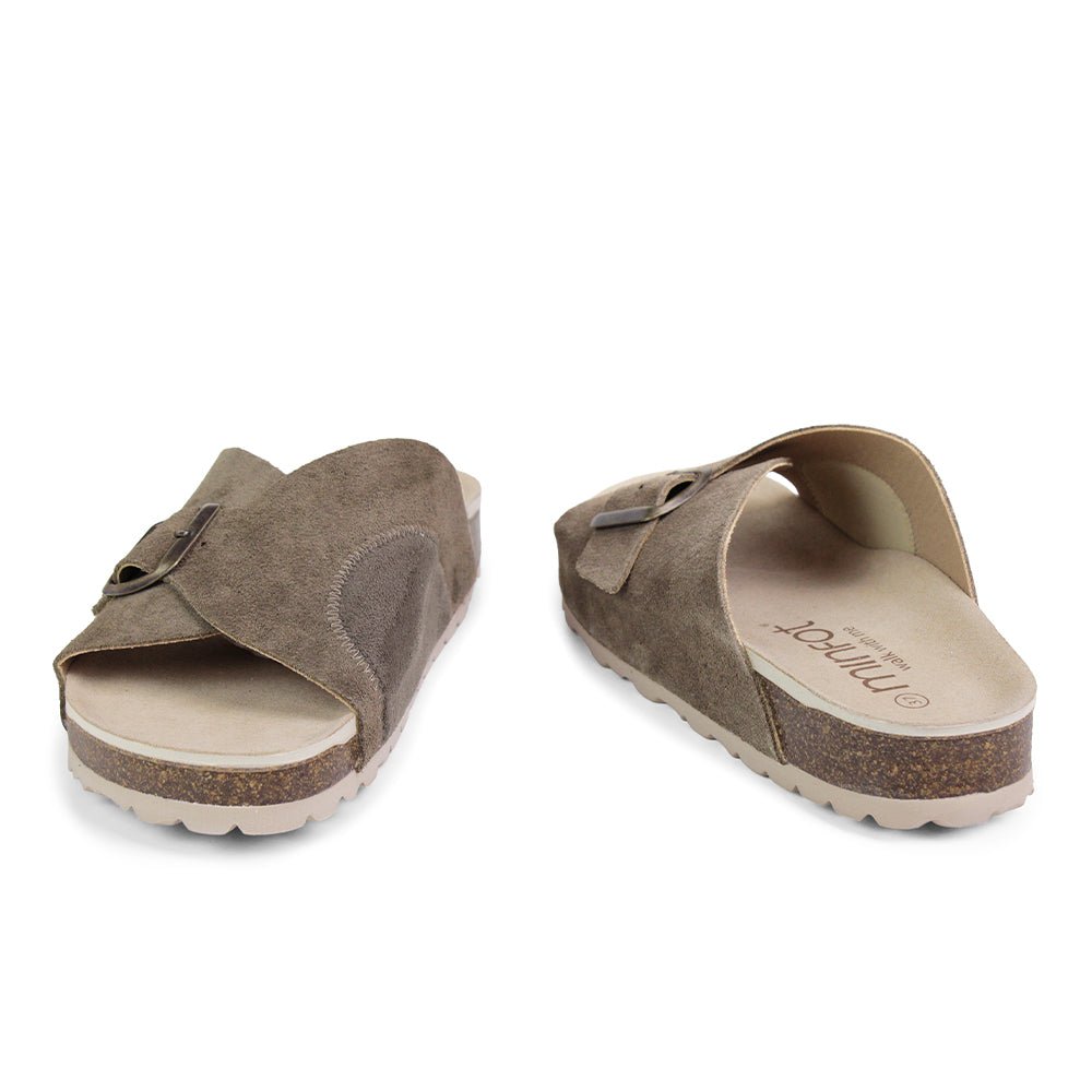 Minfot Li Sandaler Dame Ruskind Hallux Valgus Primo Soft Stone