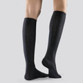 Mabs Støttestrømper bomuld Bred Sort