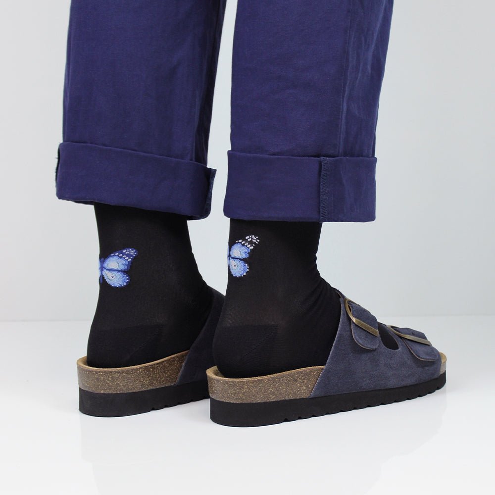 Produktbild 11 - Minfot Sandaler Moa Ruskind Navy