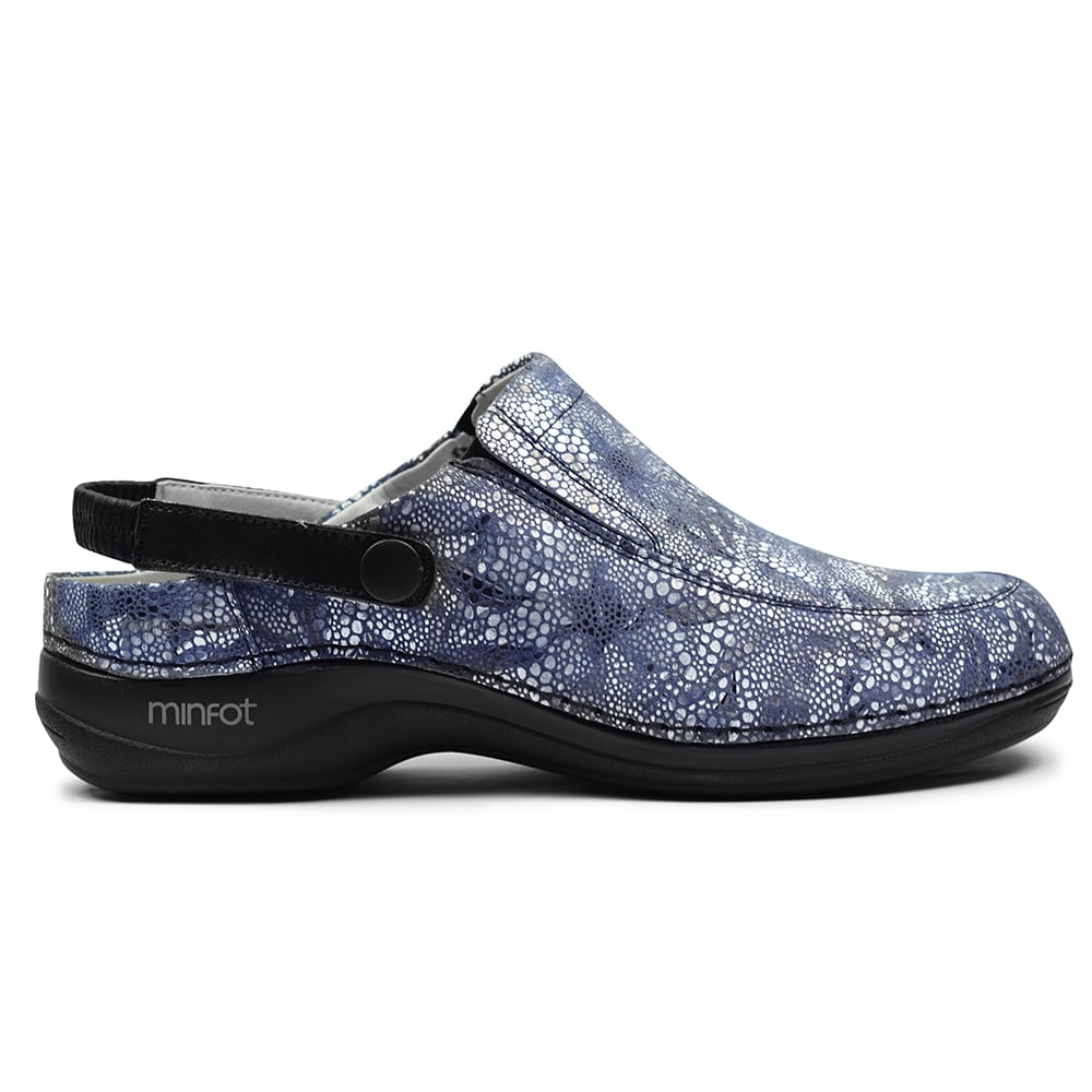 Minfot Blød Arbejdssko Mosaik Sort