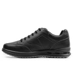 Minfot Axe Herresko Zip Vandafvisende TEX Skind Sort