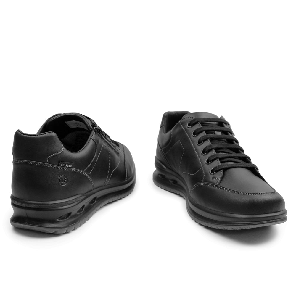 Produktbild 7 - Minfot Axe Herrskor Zip TEX Skinn Svart