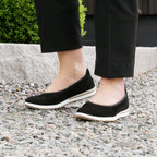 Minfot Ballerinasko Joyce Dame Stretch Nubuck Sort