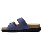 Minfot Sandaler Blød Bio Moa Ruskind Blå