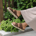 Minfot Upstep Lill Sandaler Dame Ruskind Brun