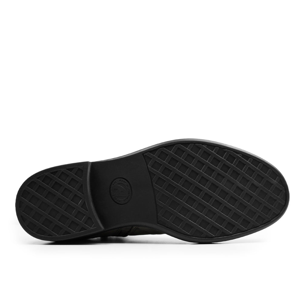 Produktbild 6 - Minfot Bou Chelsea støvler med lynlås, strækbar nubuck, stenfarvet leopardmønster