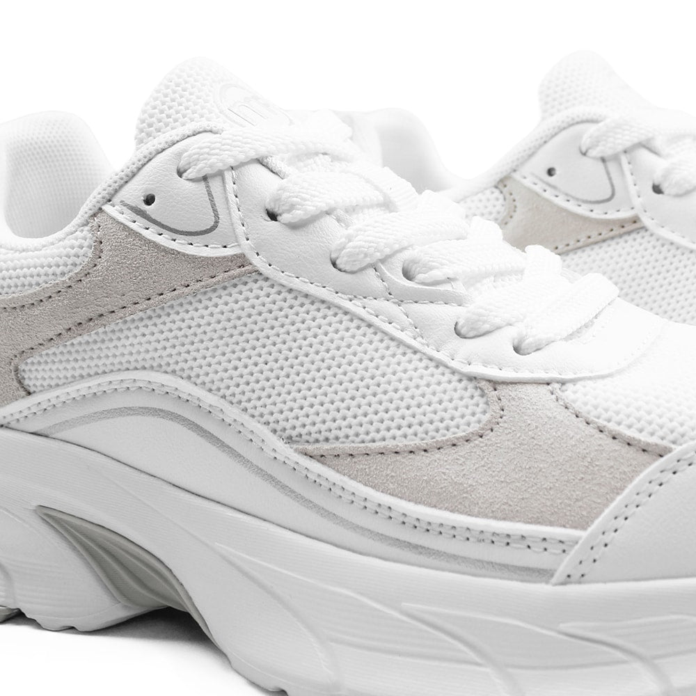 Minfot Sneaker Joy Dame Mesh Ruskind Hvid