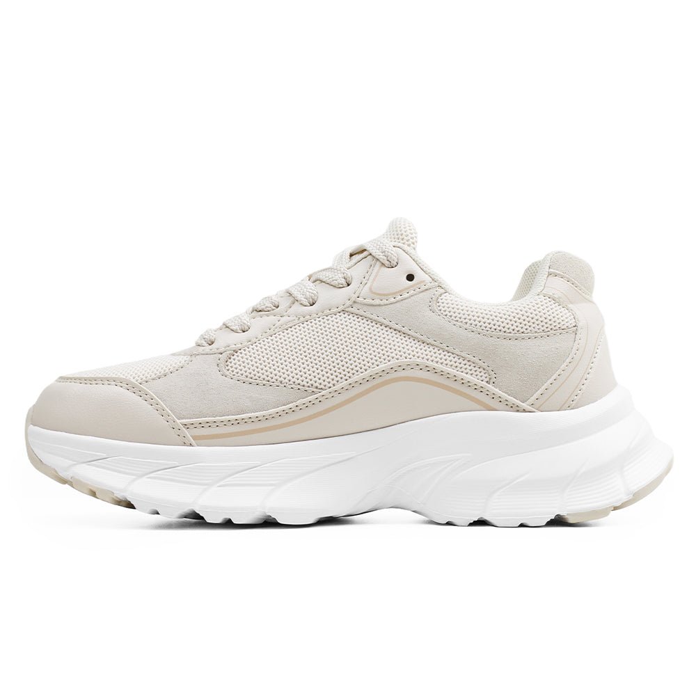 Minfot Joy Sneakers Dame Mesh Ruskind Sand