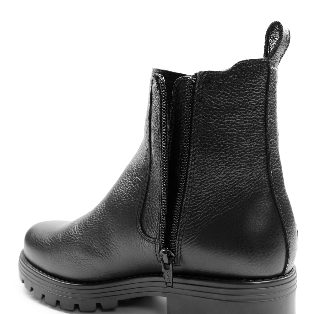 Produktbild 8 - Minfot Cityspike Chelsea Broddskor Zip Skinn Svart