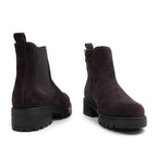 Minfot Cityspike Chelsea Pigsko Zip Ruskind Brun